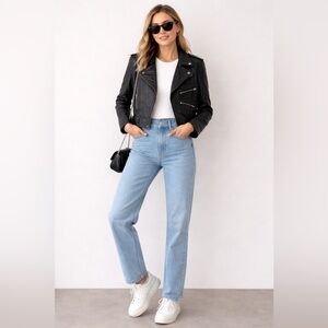 Asos moto/biker leather jacket